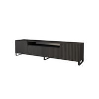 LOWBOARD KITO-S 200x53x41 cm - Schwarz - Schwarz, Holzwerkstoff (200/53/41cm) - ALTDECOR