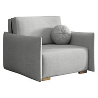 SCHLAFSOFA Viva Glov I - Hellgrau/Naturfarben, Holz/Textil (104/85/98cm) - MIRJAN24