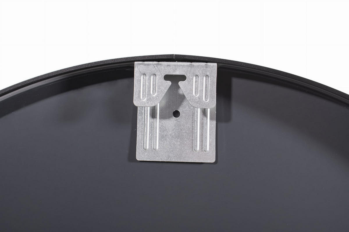 SPIEGEL Schwarz 70 cm OSKAR Metallrahmen - Schwarz, Metall (70/70/3.5cm)