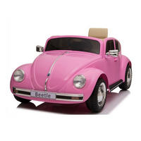 KINDER ELEKTROAUTO Volkswagen Beetle Pink - Pink, Kunststoff (108/63/51cm) - TPFLiving