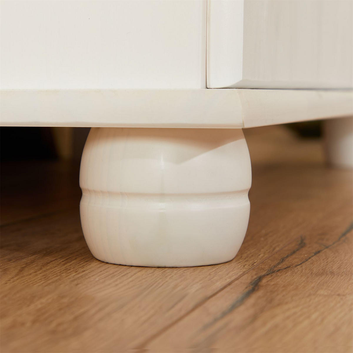 SEKRETÄR DAVID - Weiß, Holz (38/82/117cm) - IDIMEX