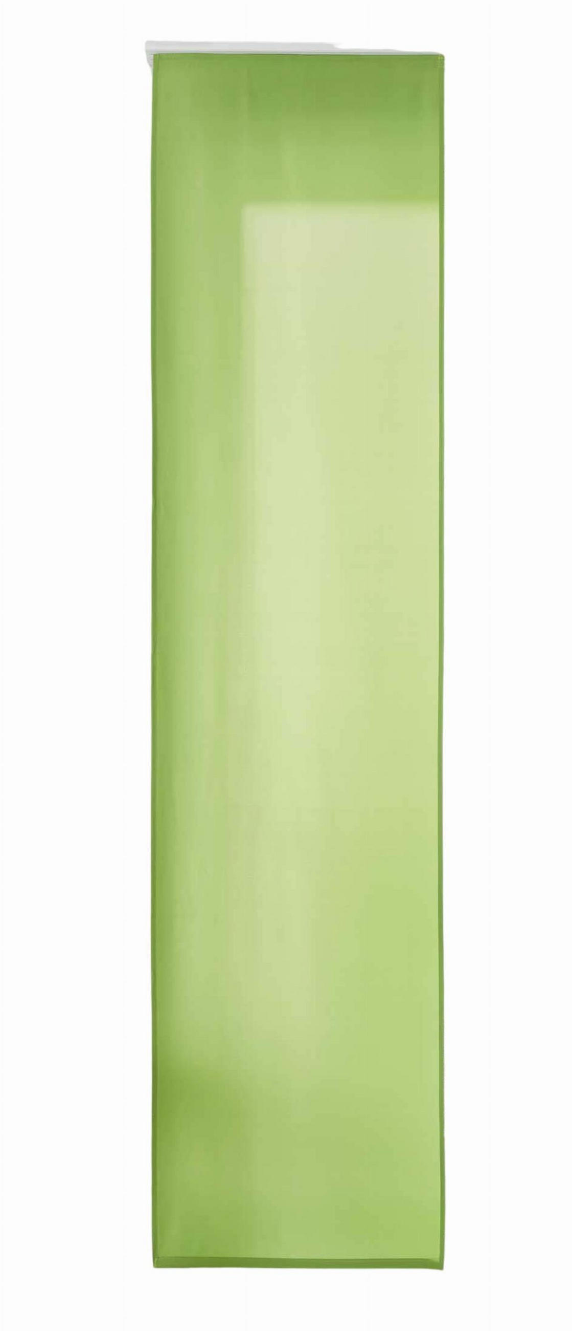 FLÄCHENVORHANG Mikrofaser 245x60 cm Apfelgrün - Grün, Textil (60/245cm)