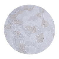 TEPPICH Oyster White Meditation 240/240 cm - Grau, Textil (240/240cm) - Louis De Poortere