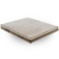 MATRATZE 200x200, Höhe 21 cm, Memory-Schaum, DIAMANTE - Weiß, Textil (200/200cm) - iLoveSleep