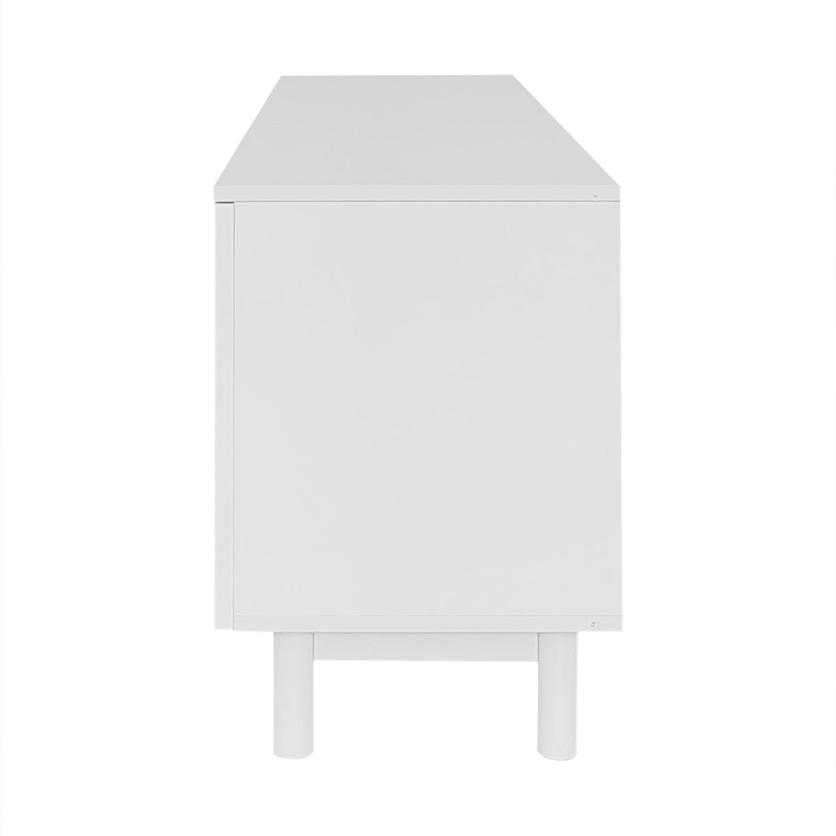 TV-ELEMENT Weiß 175/38/56 cm - Weiß, Holz (38/56/175cm) - Urban Meuble