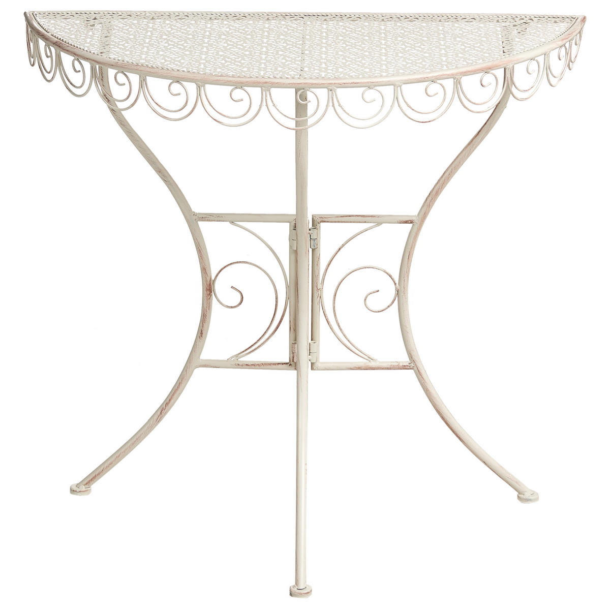 MASĂ BISTRO 80/36 cm metal bej deschisă Juina - bej, metal (80/36/75cm) - Beliani