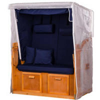 STRANDKORB Schutzhülle Basic PVC - 2-Sitzer - Größe M - transparent - Transparent, Kunststoff (120/155/80cm) - bene living