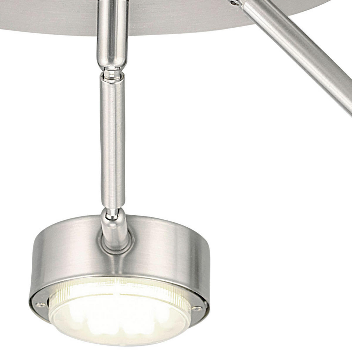 LED DECKENLEUCHTE COPO Silber matt - Silberfarben, Metall (18.2/18.2/58cm)