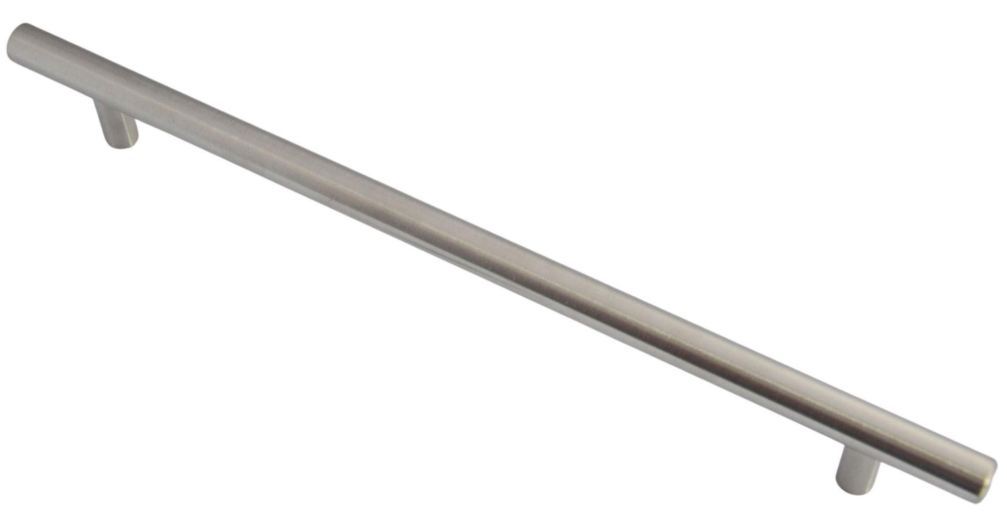 MÖBELGRIFF BA 320mm, Griffstange Edelstahl massiv, Küchengriff - Edelstahlfarben, Metall (1.2/3.2/38cm)