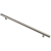 MÖBELGRIFF BA 320mm, Griffstange Edelstahl massiv, Küchengriff - Edelstahlfarben, Metall (1.2/3.2/38cm)