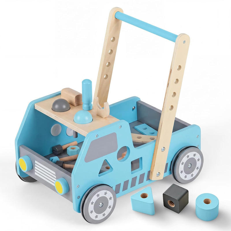 Costway Lauflernwagen Blau 41x42x31 cm