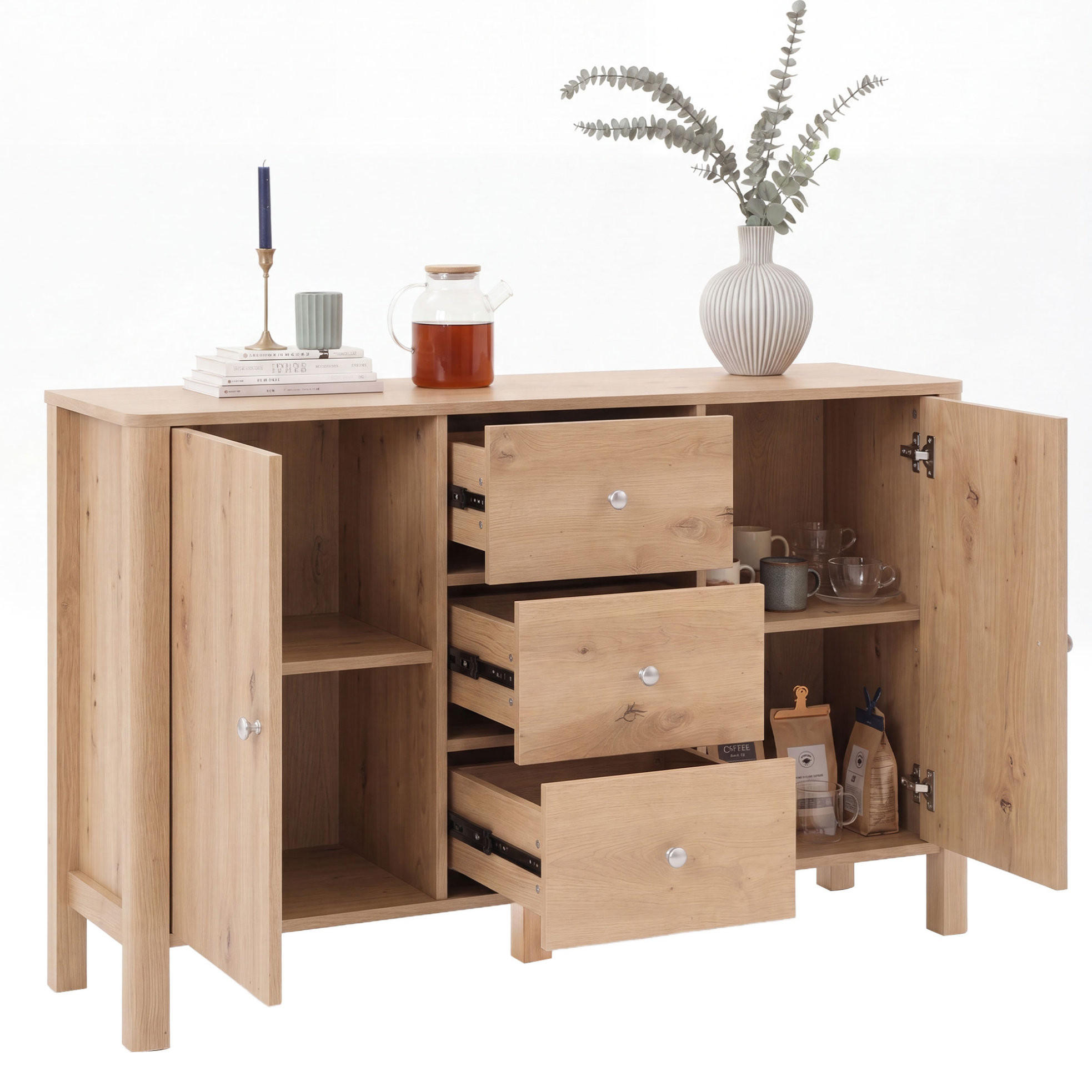 Ivmeu Sideboard Walnuss 120x80x40 cm