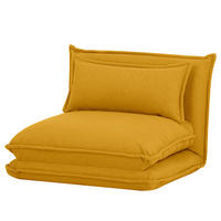 SCHLAFSESSEL - Gelb, Textil (78/56/74cm) - home24