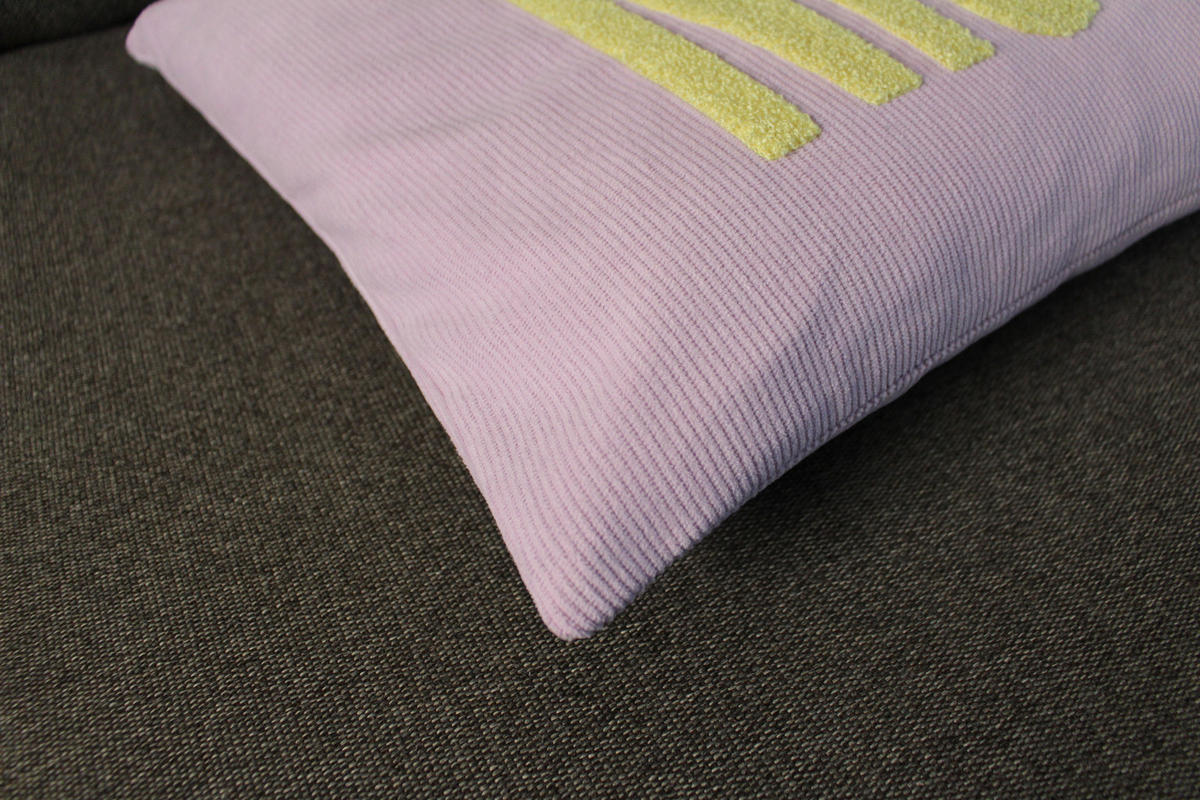 KISSENHÜLLE PIXIE Cordstoff - Lila, Textil (45/45cm) - Magma Heimtexx