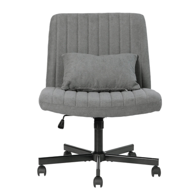 DREHSTUHL Ergonomisch Dunkelgrau, Metall & Stoff, höhenverstellbar, drehbar & rollbar, 67 x 62 x 93 cm - Grau, Kunststoff (25.2/33/21.5cm) - Albatros