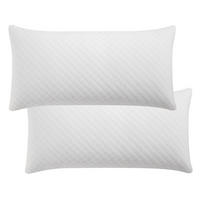 KOPFKISSEN 80x40 cm (2er-Set) - Weiß, Textil (40/80cm) - Juskys