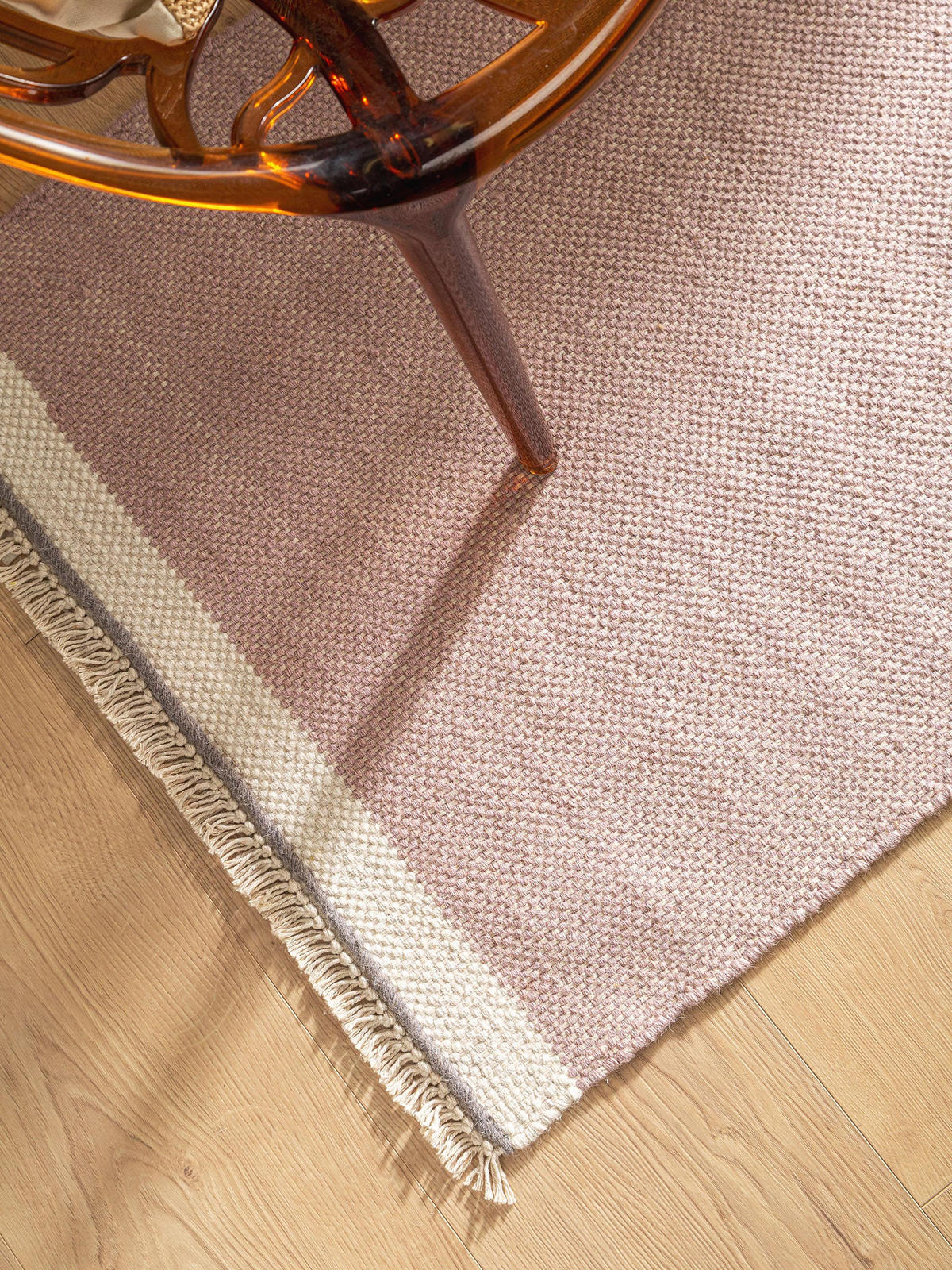 WOLLTEPPICH-LÄUFER Karla Pink 80x250 cm - Pink, Textil (80/250cm) - benuta Pop