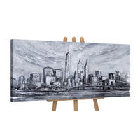 GEMÄLDE Architektur der Zeit auf Keilrahmen 115x50 cm - Multicolor, Holz (115/50cm) - YS-art gallery