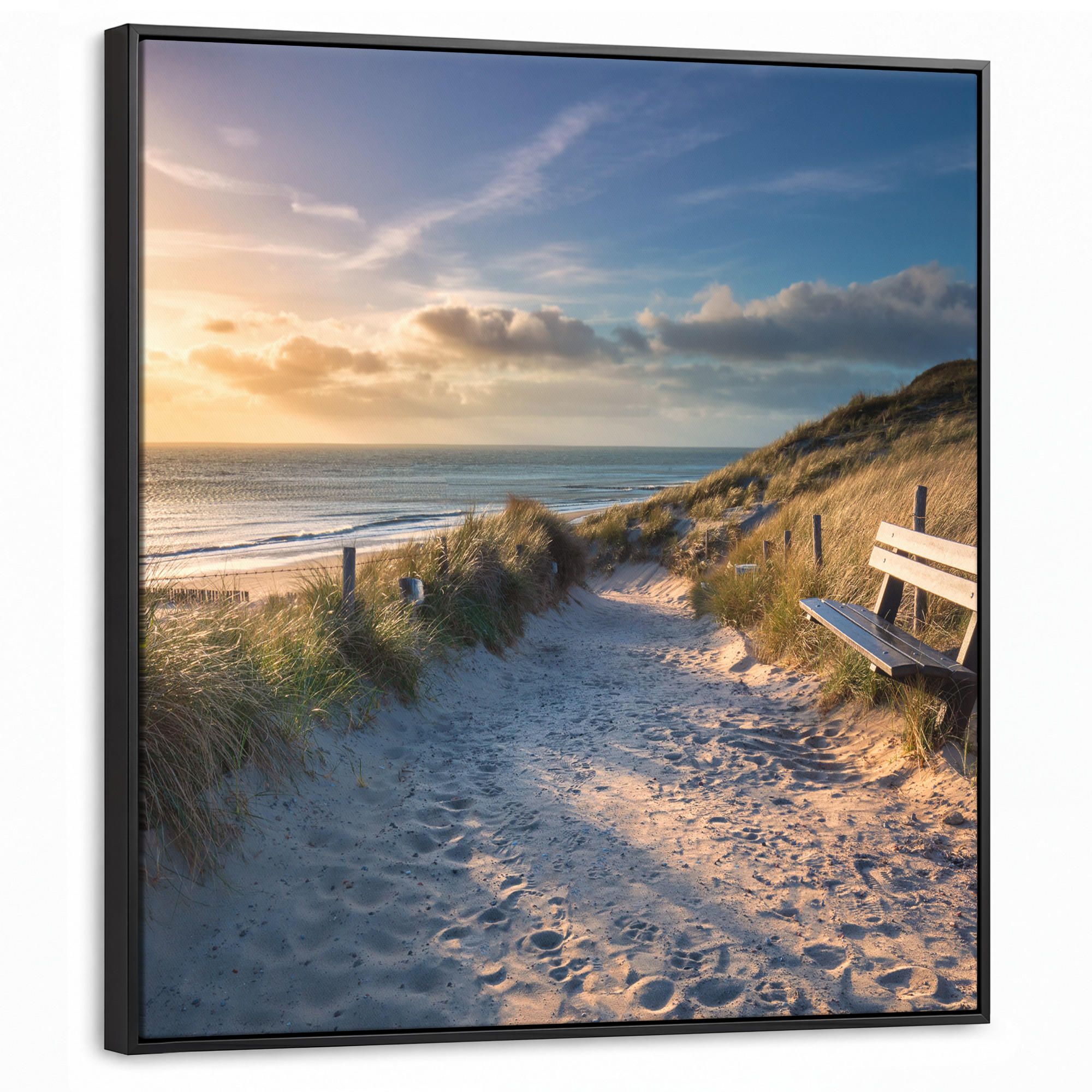MuchoWow Leinwand Sand 90x90 cm