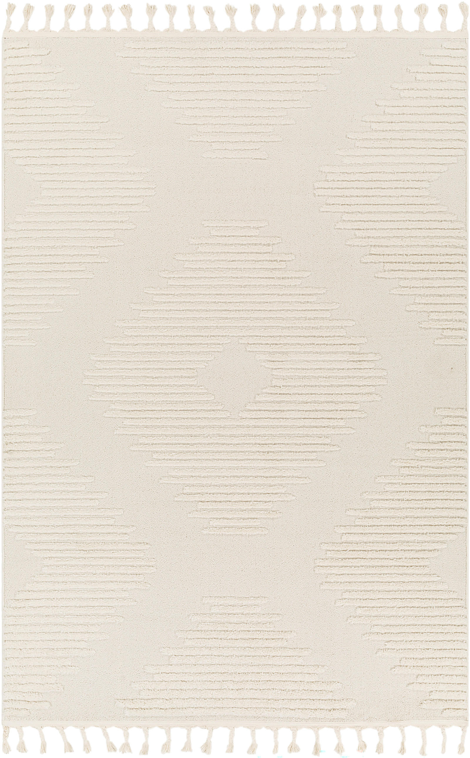 Livabliss Kurzflorteppich Weiß 160x213 cm