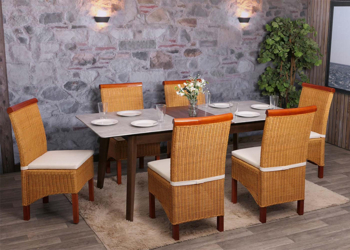 ESSZIMMERSTUHL Braun 2er-Set - Braun, Holz (46/96/42cm) - MCW