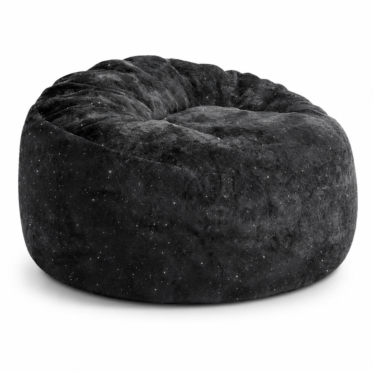 SITZSACKSESSEL mit hoher Rückenlehne Schwarz - Schwarz, Kunststoff (103/65/103cm) - Beauniv