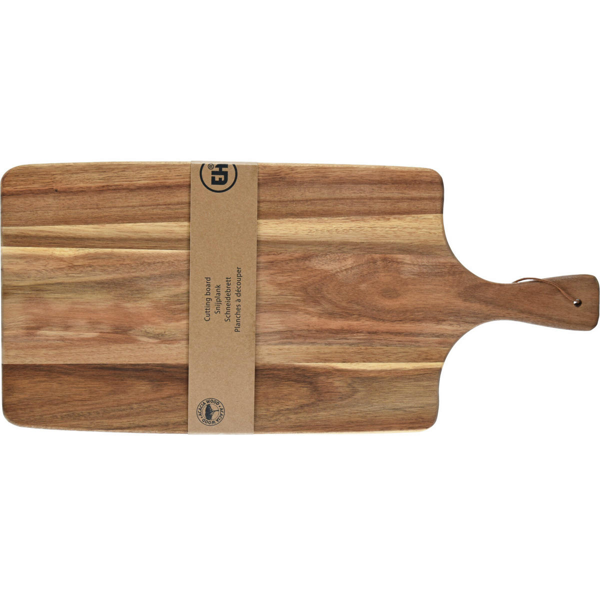 SCHNEIDEBRETT Akazienholz mit Griff 55/25 cm - Braun, Holz (25/55cm) - Excellent Houseware