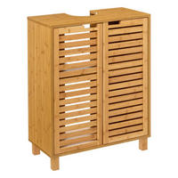 WASCHBECKENUNTERSCHRANK 60/28/80 cm - Beige, Naturmaterialien (60/80/28cm)