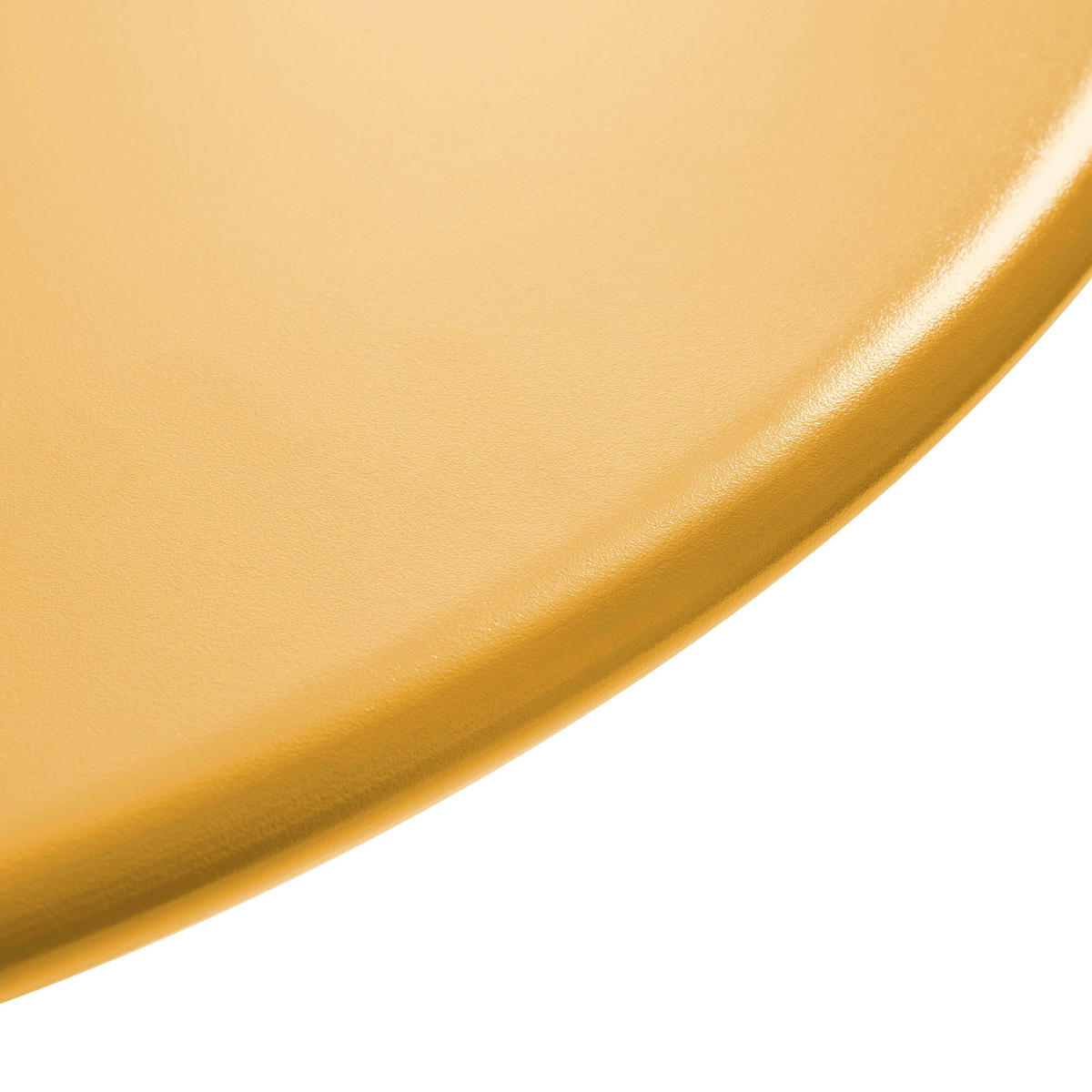 BISTROTISCH, Gelb - Gelb, Metall (70/70/72cm) - Oviala