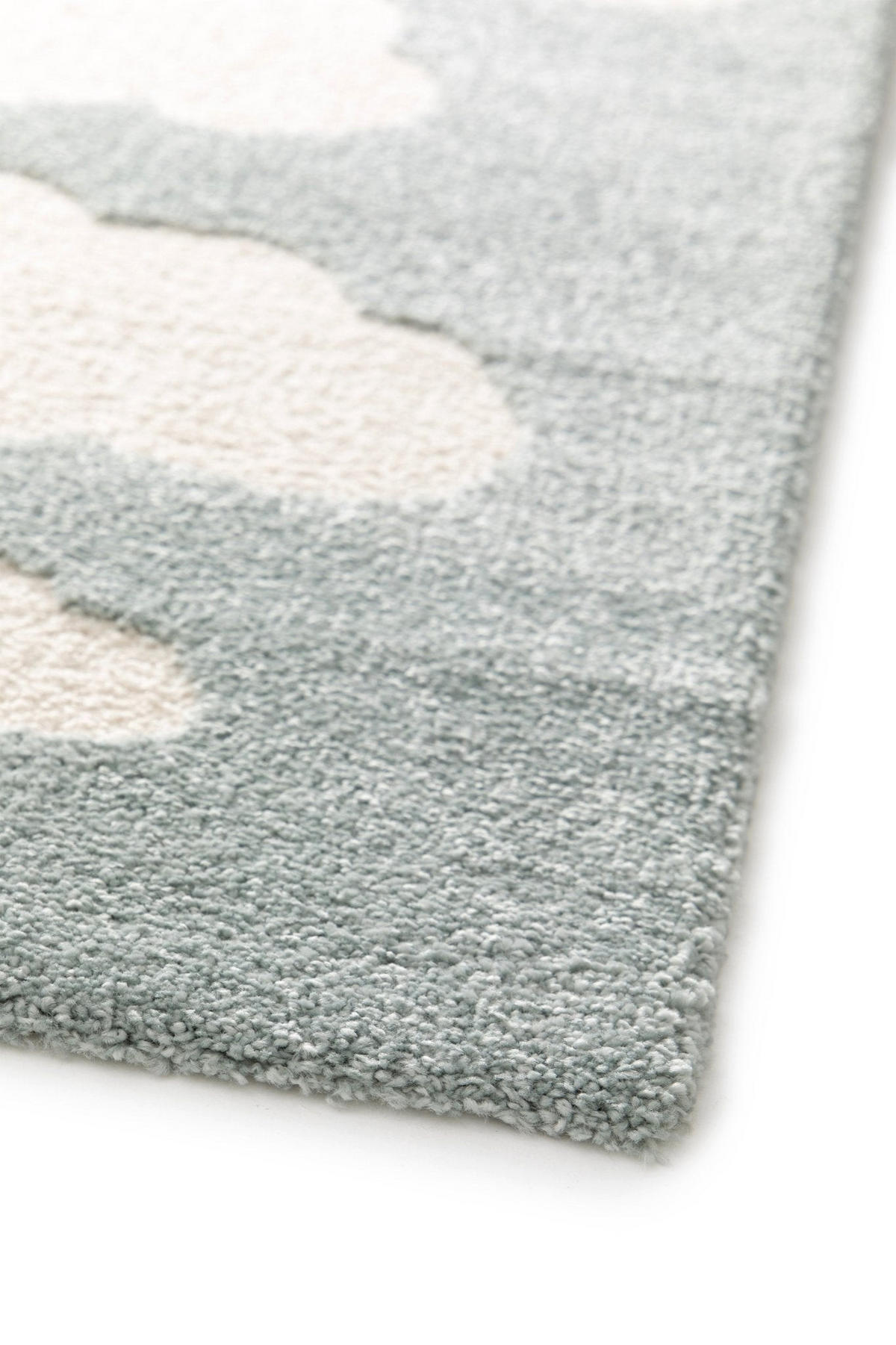 KINDERTEPPICH mit Reliefeffekt blau Blau - Blau, Textil (120/170cm) - AFK Living