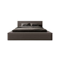POLSTERBETT Mendocino 180x200 cm, Braun - Braun, Textil (180/200cm) - Fedve