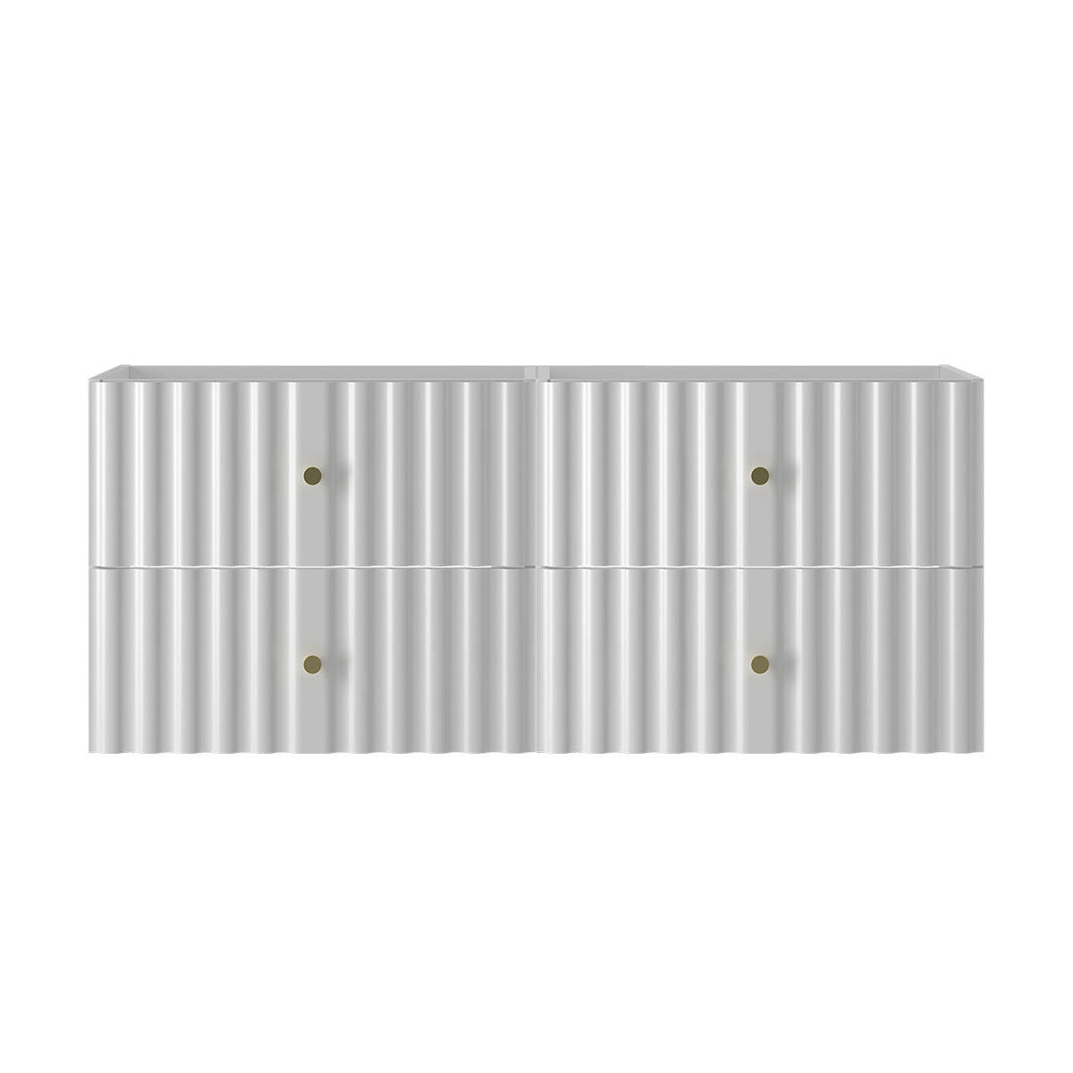PODUMIVALNIŠKA OMARICA 120cm Izae Bela - bela, leseni material (120/50/45.8cm) - Petits-meubles