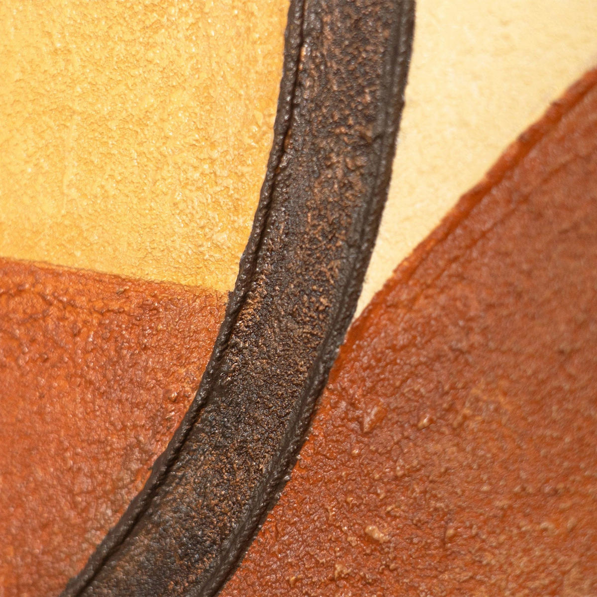 GEMÄLDE Verflechtung der Formen Schattenfugenrahmen Grau 120x80 cm - Grau, Holz (120/80cm) - YS-art gallery