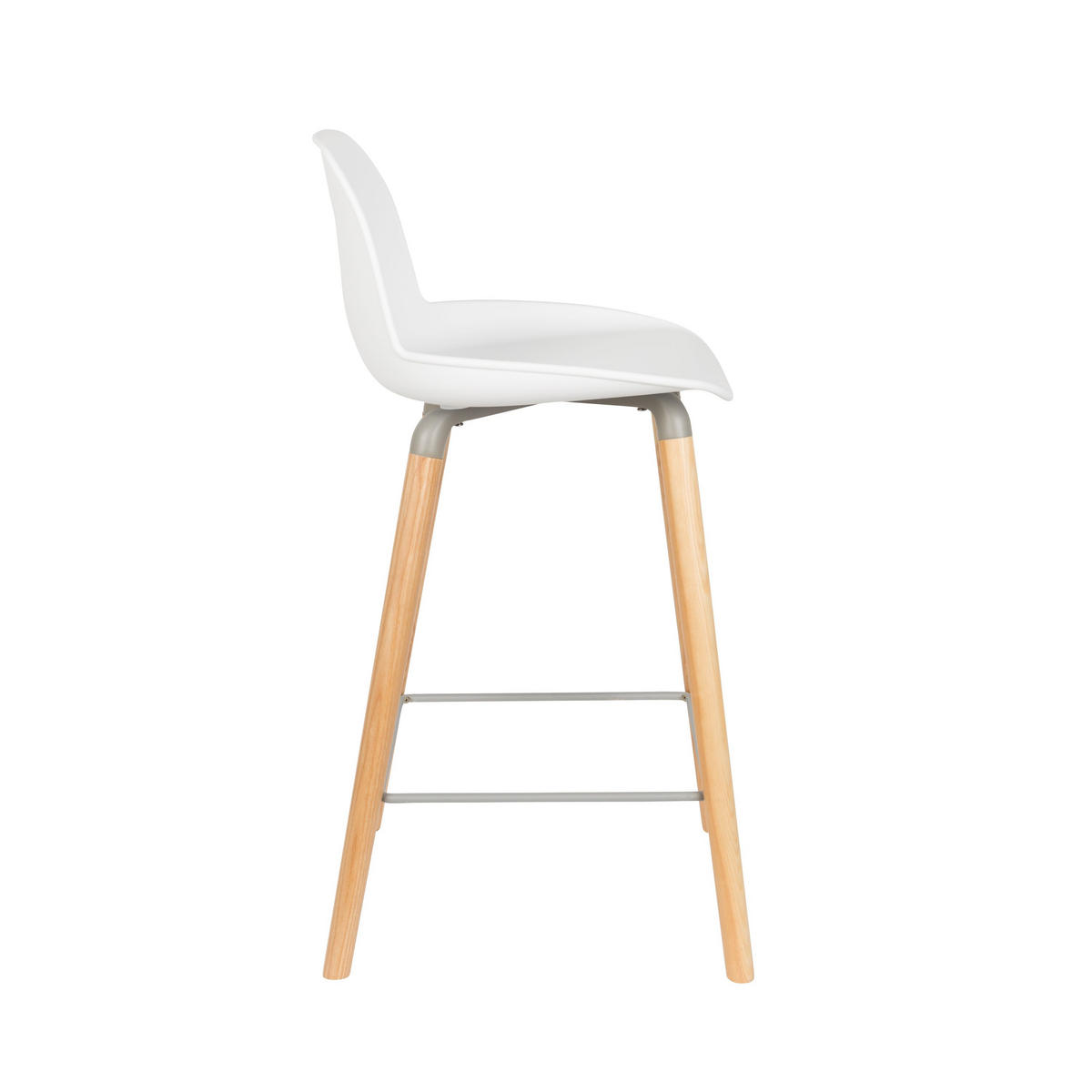 BARHOCKER Albert Kuip Rückenlehne 65 cm Weiß - 2 er Set - Weiß, Kunststoff (45/89/47.5cm) - Zuiver
