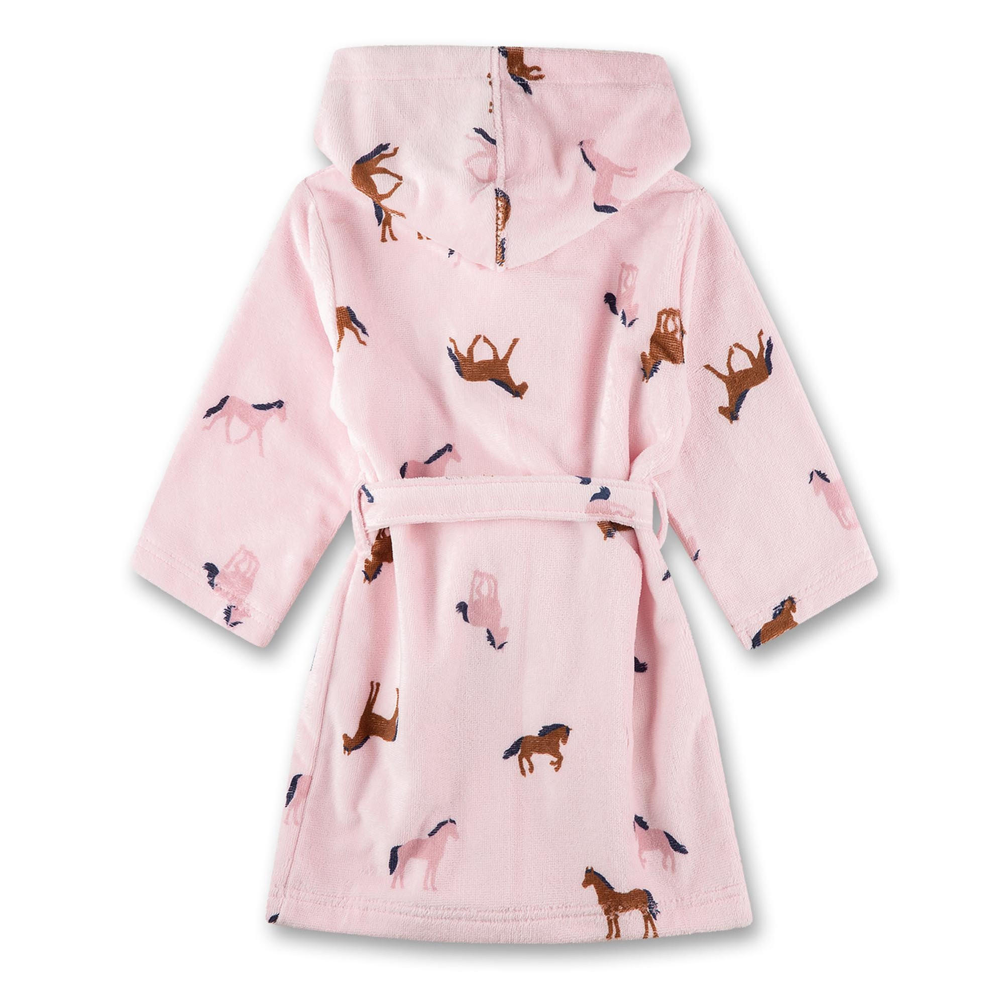 BADEMANTEL Mädchen Rosa Baumwollmischung - Rosa, Textil (116null) - Sanetta