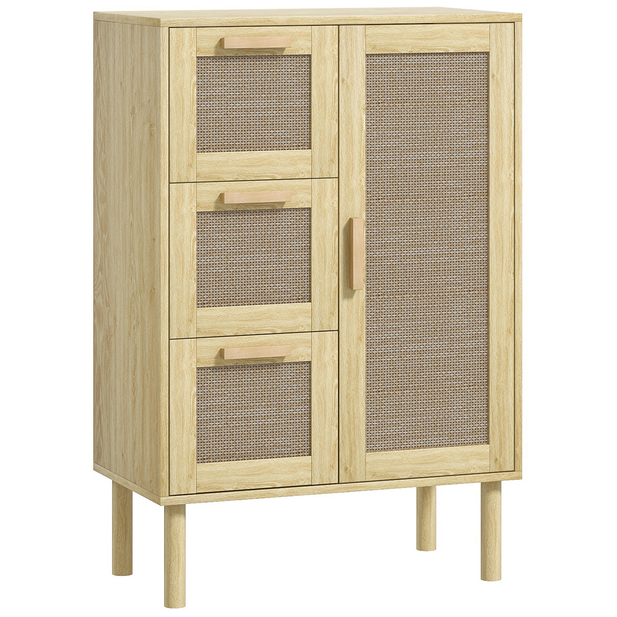 BADEZIMMERSCHRANK DE-17318 - Eichefarben, Holzwerkstoff (30/82/55cm) - ComfortXL