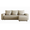 ECKSOFA Travis mit Bettkasten und Schlaffunktion, L-Form, Cord, Universal - Beige, Holzwerkstoff (248/148cm) - 4ALL HOME