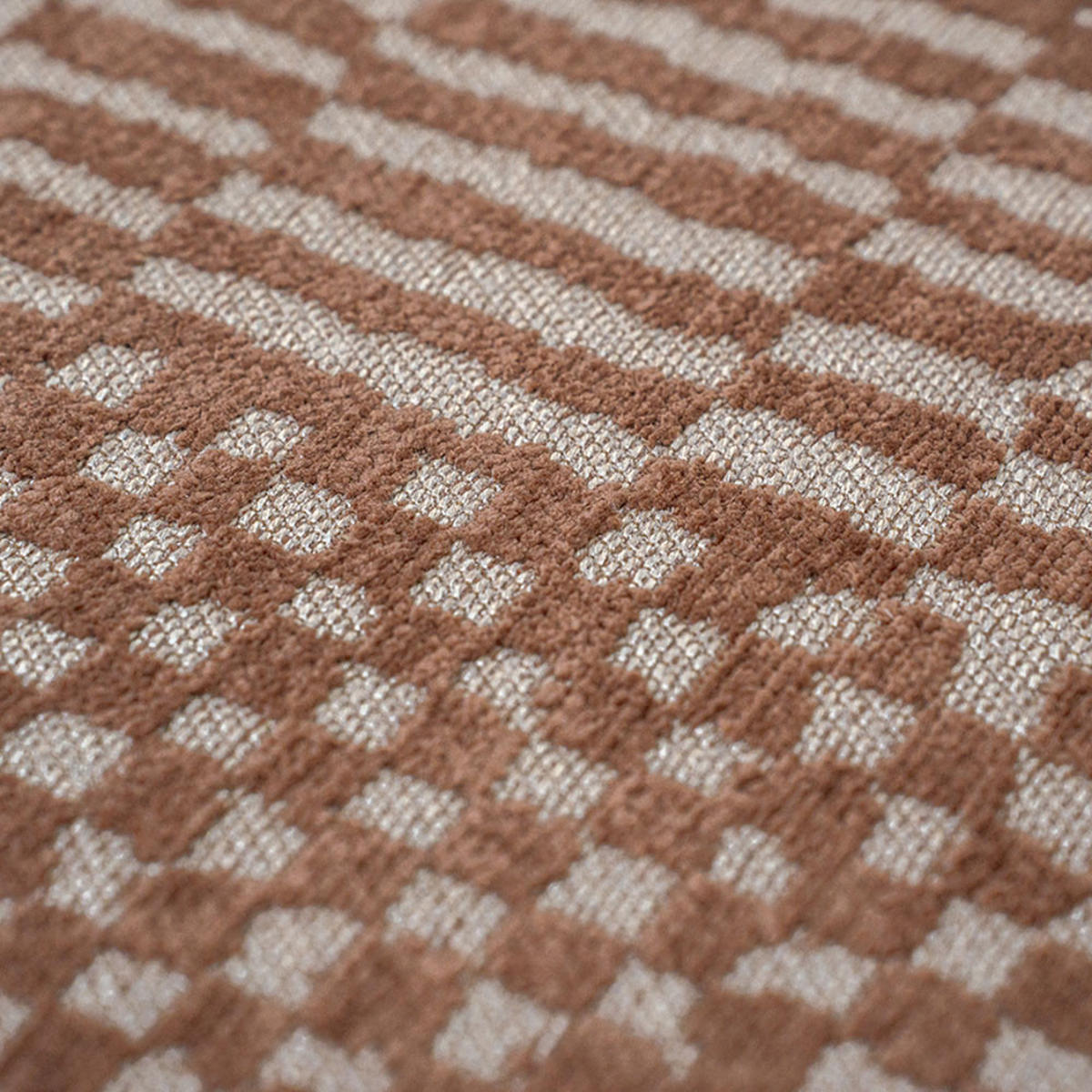 TEPPICH Ksar Structures Berber 80/150 cm - Rot, Textil (80/150cm) - Louis De Poortere