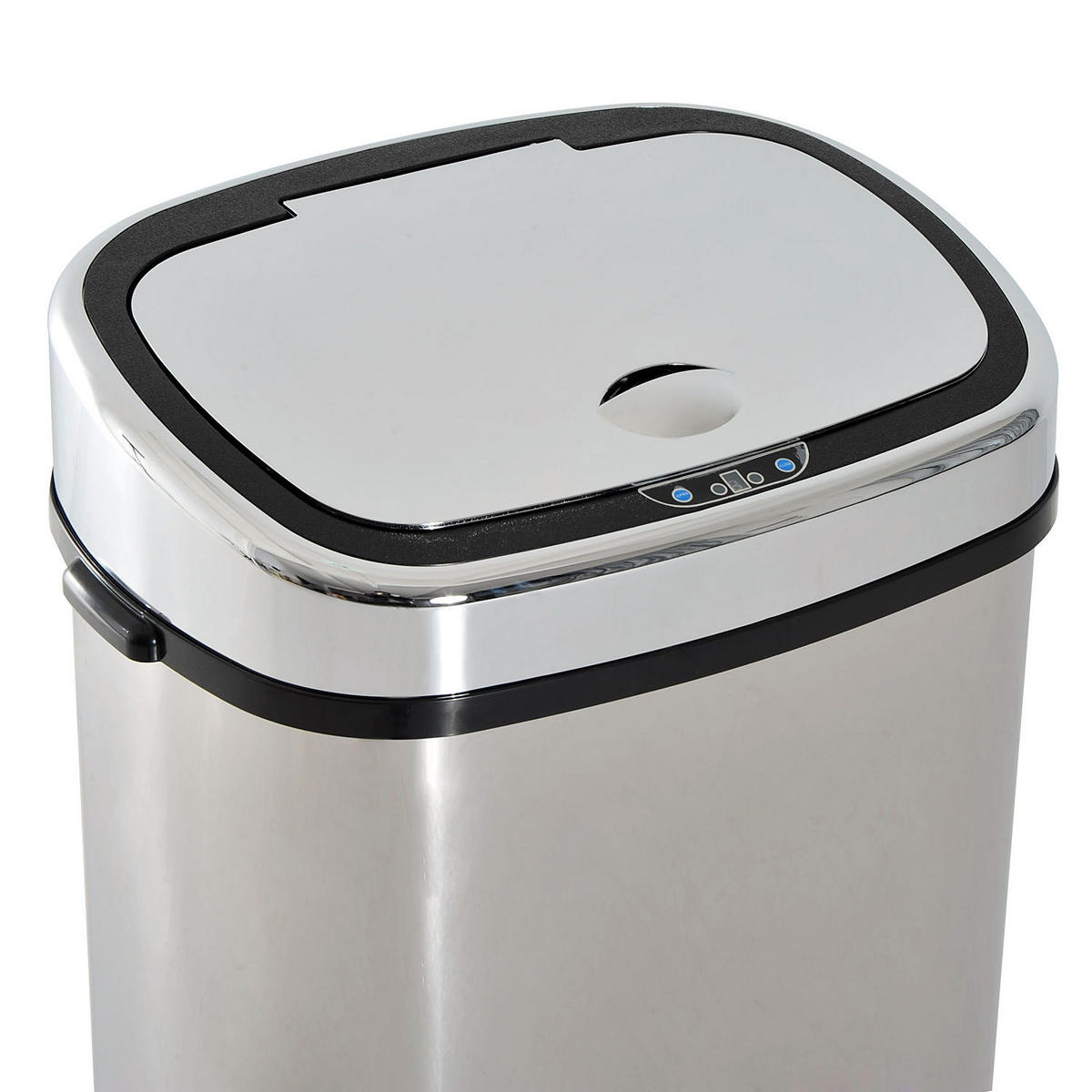 MÜLLEIMER DE-08927 68 L Automatik, berührungslos Silber - Silberfarben, Metall (29.5/78/40.5cm) - ComfortXL