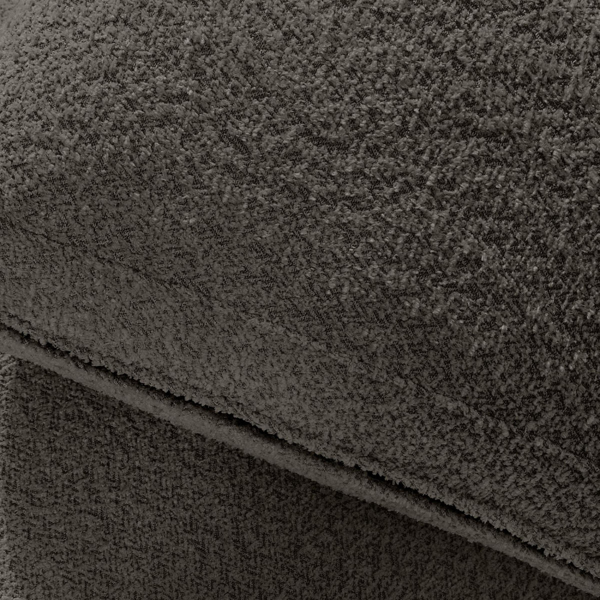 4-SITZER ECKSOFA ZUCCO Boucle links, Dunkelbraun - Dunkelbraun, Textil (350/84/105cm) - KONSIMO®