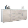 SIDEBOARD Verona Sandgrau Hochglanz - Sandfarben, Holzwerkstoff (166/72/35cm) - Vladon
