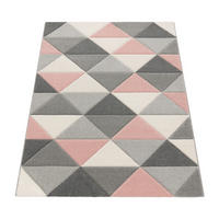 KURZFLORTEPPICH 80/150 cm Lara 276 - Pink, Textil (80/150cm) - Paco Home