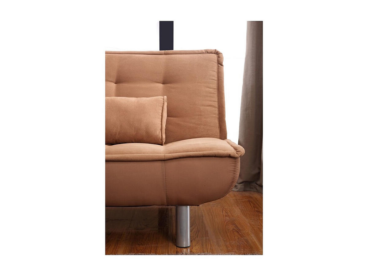 SCHLAFSOFA - 3 Personen - Stoff, Stoff - Braun - - Braun, Textil (190/89/96cm) - Vente-Unique