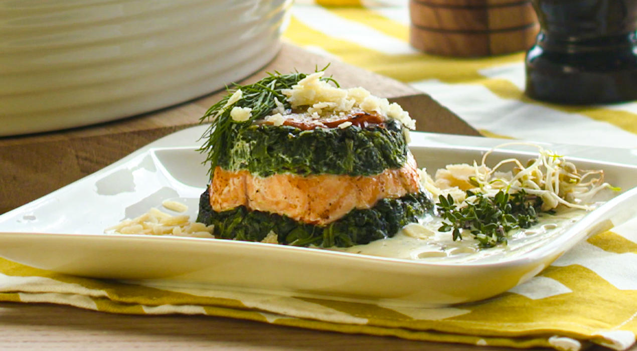 XXXLecker_Lachs-Spinat-Auflauf