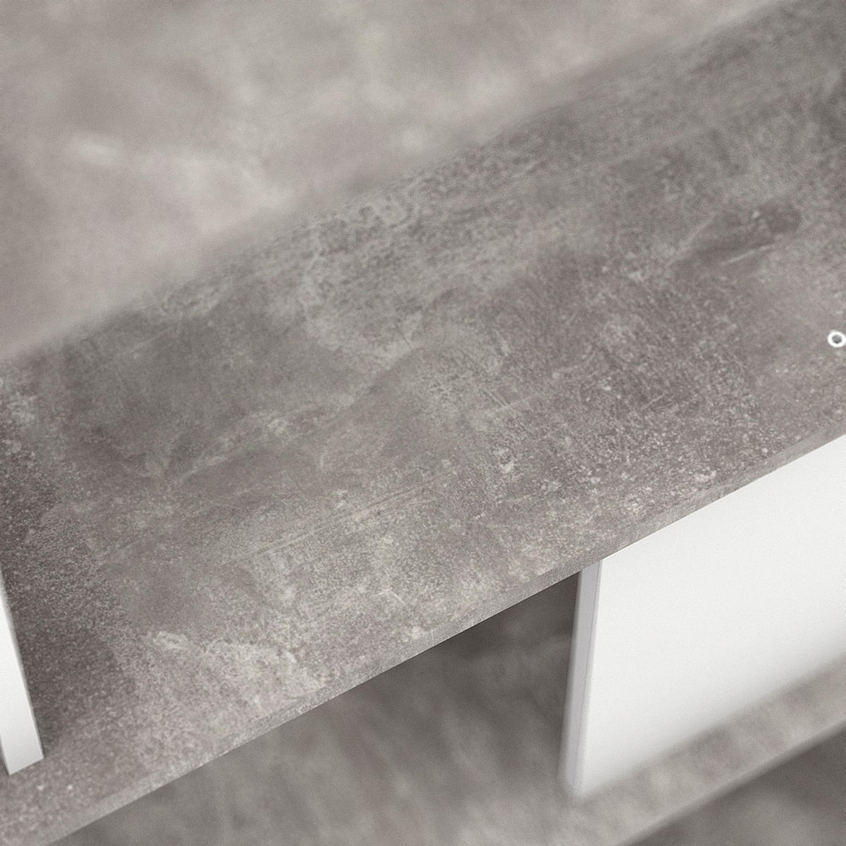 REGAL Beton Dekor - Grau, Holzwerkstoff (80/174/30cm) - ebuy24