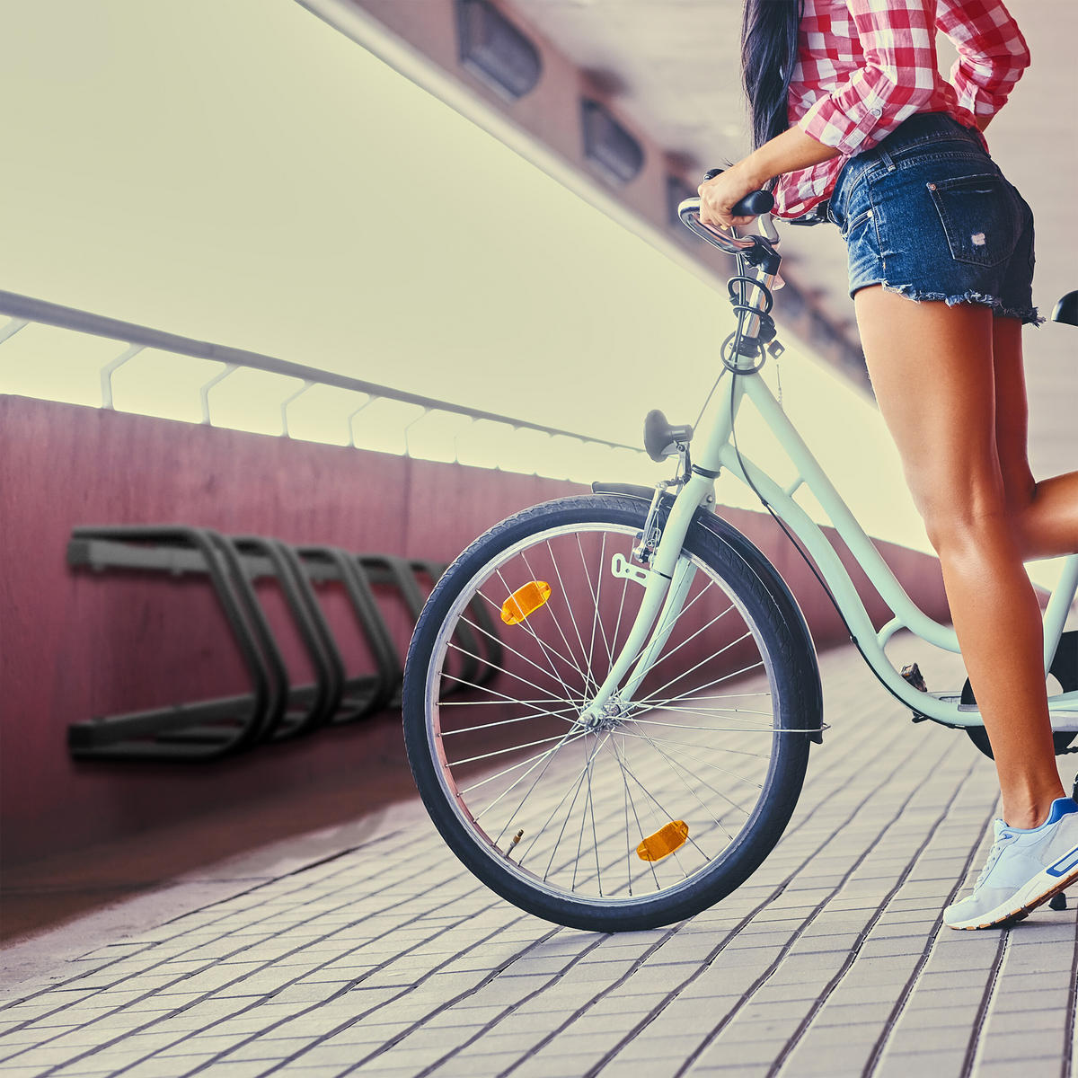 FAHRRADSTÄNDER Anthrazit für 6 Fahrräder Stahl pulverbeschichtet - Anthrazit, Metall (163.5/27/33cm) - Relaxdays