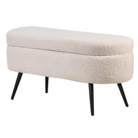 SITZBANK Wolle Weiß - Weiß, Textil (100/46/36cm) - Nordlys
