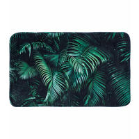 BADTEPPICH Palmdream 70 x 110 cm - Schwarz, Textil (70/110cm) - Sanilo