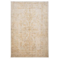 VINTAGE-TEPPICH Miray waschbar 200/300 cm - Beige/Gelb, Kunststoff (200/300cm) - benuta Nest