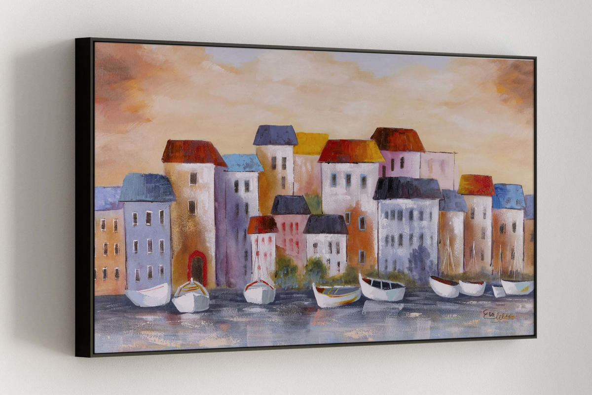 ACRYLBILD HANDGEMALT 120/60 cm - Multicolor, Holz/Textil (120/60cm) - KUNSTLOFT